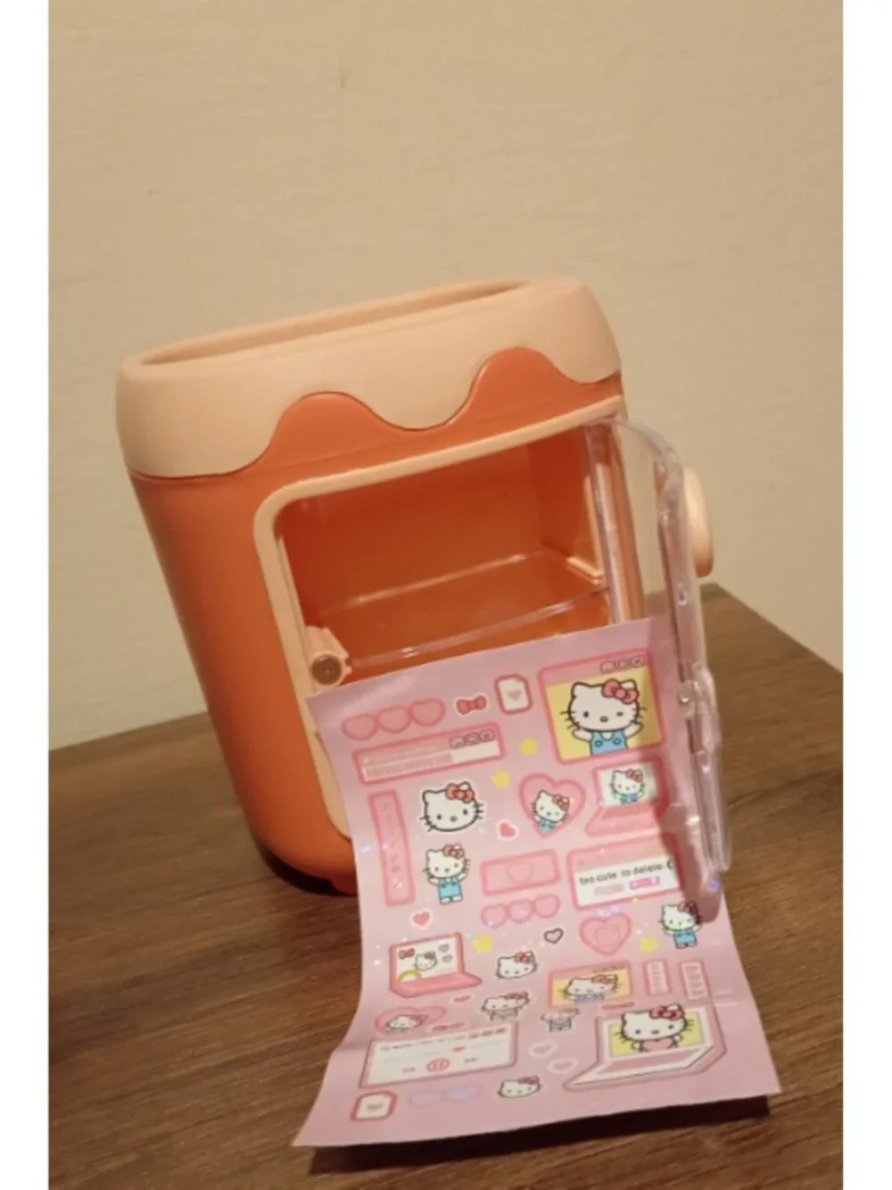 Hello Kitty Pen Holder Desk Organizer Makeup Brush Storage Box Cute Gift Decor
